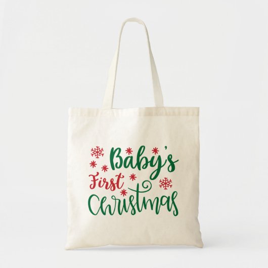 babys eerste kerst tote bag (Voorkant)