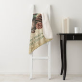 Baby's eerste kerst twee konijntjes in een kom sherpa deken (In situ)