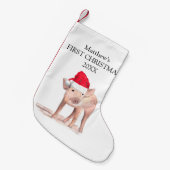 Baby's eerste kerstbiggetje Forest Boy Kleine Kerstsok (Voorkant (Hangend))