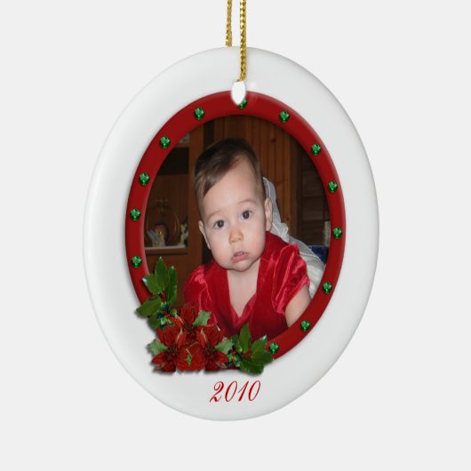 Baby's Eerste Kerstbloemen ornament (Rechts)