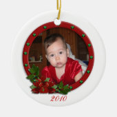 Baby's Eerste Kerstbloemen ornament (Voorkant)