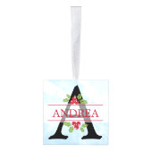 Baby's eerste kerstblokversiering kubus ornament (Rechts)