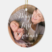 Baby's eerste kerstboom Ornament (Links)