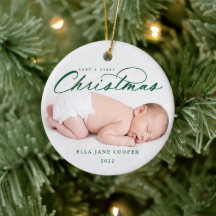 Baby's eerste kerstboomOrnament