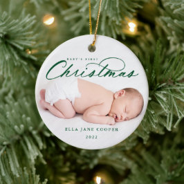 Baby's eerste kerstboomOrnament Keramisch Ornament
