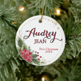 Baby's eerste kerstboomOrnament Keramisch Ornament