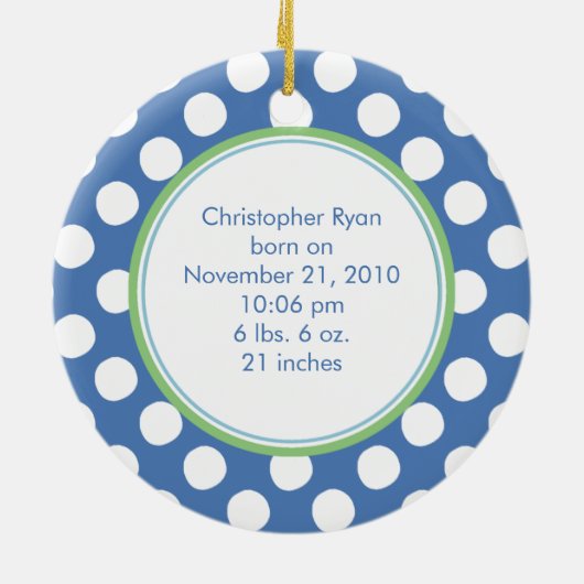 Baby's eerste kerstboomschildpad keramisch ornament (Achterkant)