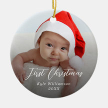 Baby's eerste kerstcadeaufotoscript