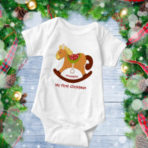 Baby's eerste kerstcadeaupaard