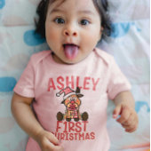 Baby's eerste kerstcadeaurenrenrendiertje romper