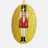 Baby's eerste kerstcadeautje goudkoorts personalis keramisch ornament (Links)