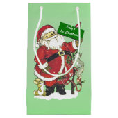 Baby's eerste kerstcadeautje kerstman klein cadeauzakje (Voorkant)