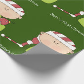 Baby's eerste kerstcadeautje met Kerstmis Cadeaupapier (Hoek)