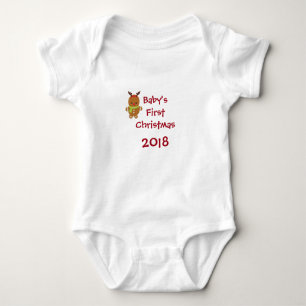 Baby's eerste kerstcadeautje romper