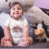 Baby's eerste kerstcadeautje Teddy Bear Santa Hat Romper