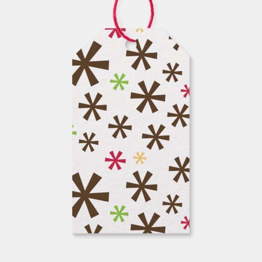 Baby's eerste kerstcadeautjes op maat voor baby's cadeaulabel (Achterkant)