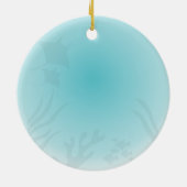 Baby's eerste kerstcadeautjes Ornament met keramis (Achterkant)