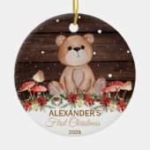 Baby's Eerste Kerstdier Ornament Bos (Voorkant)