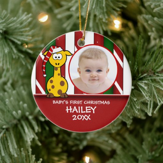 Baby's eerste kerstfeest Baby Ornament Giraffe (Boom)