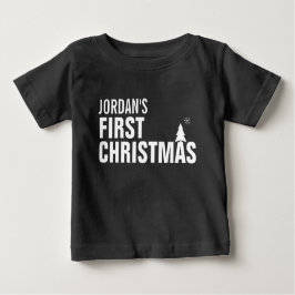 Baby's eerste kerstfeest Baby T-Shirt Red