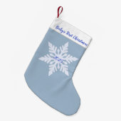 Baby's eerste kerstfeest kleine kerstsok (Voorkant (Hangend))
