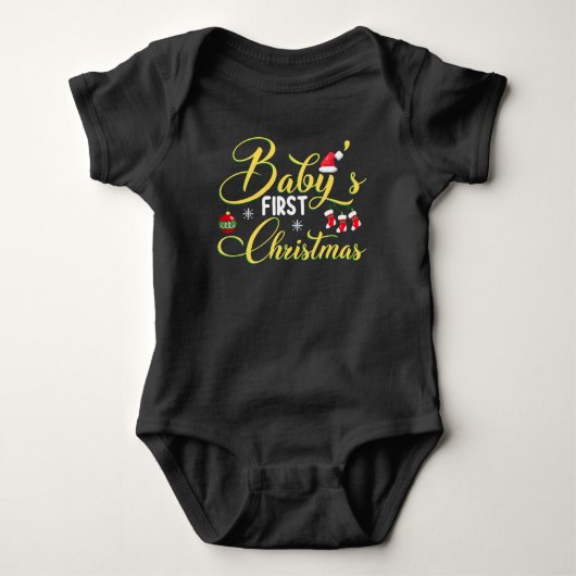 Baby's Eerste Kerstfeest Romper (Voorkant)