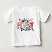 Baby's eerste kerstfeest T-shirt (Voorkant)