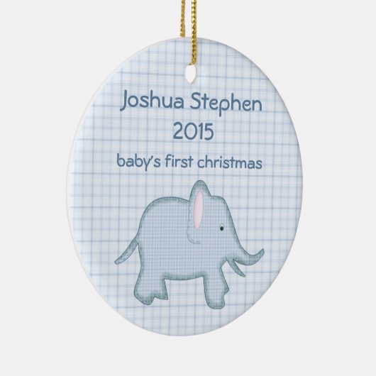 Baby's eerste kerstfeestelijke versiering keramisch ornament (Rechts)