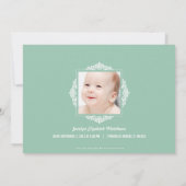 Baby's eerste kerstfeestkaarten - Basil Kaart (Achterkant)