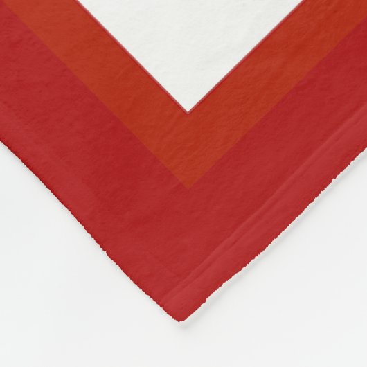 Baby's eerste kerstfoto Fleece Blanket Deken (Hoek)