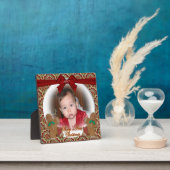 Baby's eerste kerstfoto foto's fotoplaat (Insitu)