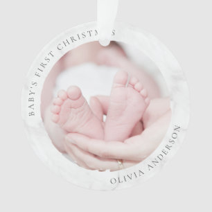 Baby's eerste kerstfoto Keepomwille Ornament