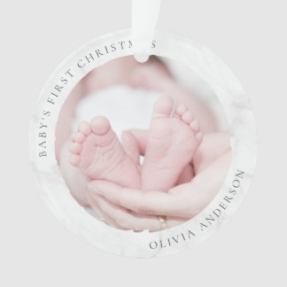 Baby's eerste kerstfoto Keepomwille Ornament
