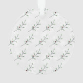 Baby's eerste kerstfoto ornament (achterkant)