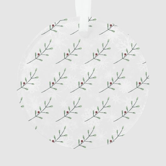 Baby's eerste kerstfoto ornament (achterkant)