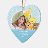 Babys Eerste Kerstfoto Ornament Giraffe (Links)