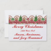 Baby's eerste kerstfotokaart - SRF Kaart (Achterkant)