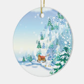 Baby's eerste kerstgeit Ornament (Links)