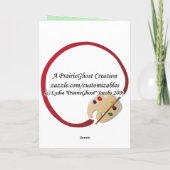 Baby's eerste kerstkaart feestdagen kaart (Achterkant)