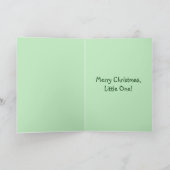 Baby's eerste kerstkaart feestdagen kaart (Binnen)