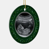 Baby's Eerste kerstkeramiek Keramisch Ornament (Rechts)