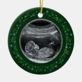 Baby's Eerste kerstkeramiek Keramisch Ornament (Voorkant)