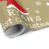 Baby's eerste kerstkerstkerstkerstkerstkerstkerstk cadeaupapier (Rol Hoek)