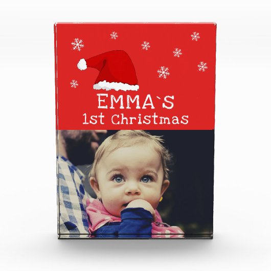 Baby's eerste kerstkerstkerstkerstkerstkerstkerstk fotoblokken (Voorkant)