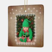 Baby's eerste kerstkerstkerstkerstkerstkerstkerstk keramisch ornament (Links)