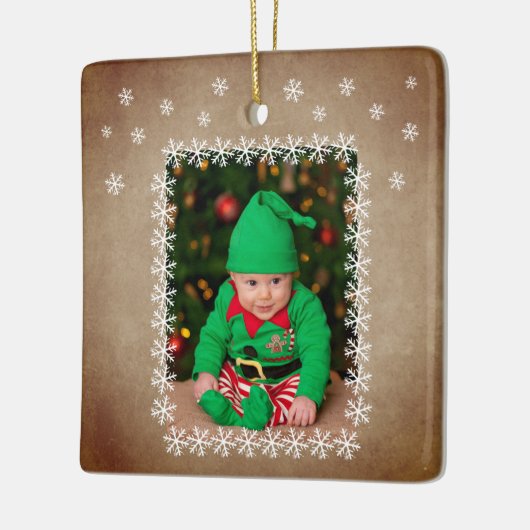 Baby's eerste kerstkerstkerstkerstkerstkerstkerstk keramisch ornament (Links)