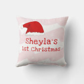 Baby's eerste kerstkerstkerstkerstkerstkerstkerstk kussen (Achterkant)