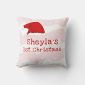 Baby's eerste kerstkerstkerstkerstkerstkerstkerstk kussen (Voorkant)