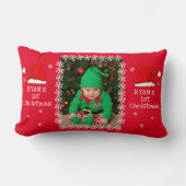 Baby's eerste kerstkerstkerstkerstkerstkerstkerstk kussen (Voorkant)