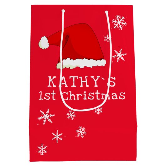 Baby's eerste kerstkerstkerstkerstkerstkerstkerstk medium cadeauzakje (Achterkant)